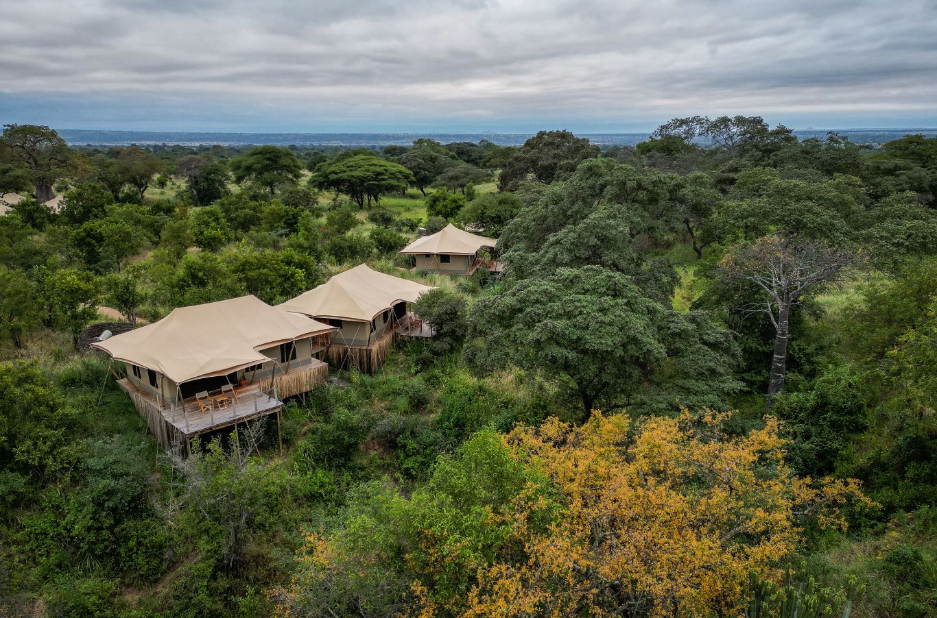 Tourism lodge set within a community Wildlife Management Area